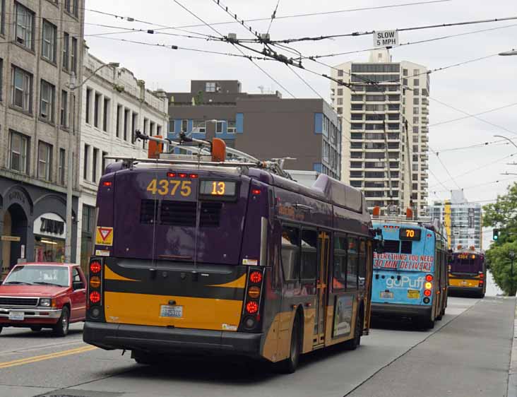 King County Metro New Flyer Xcelsior XT40 4375, 4364 & XT60 4503